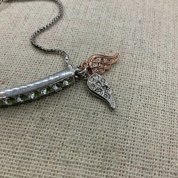 IBB CN Silver Toned "Faith" Slide Bracelet - Picture 7 of 8